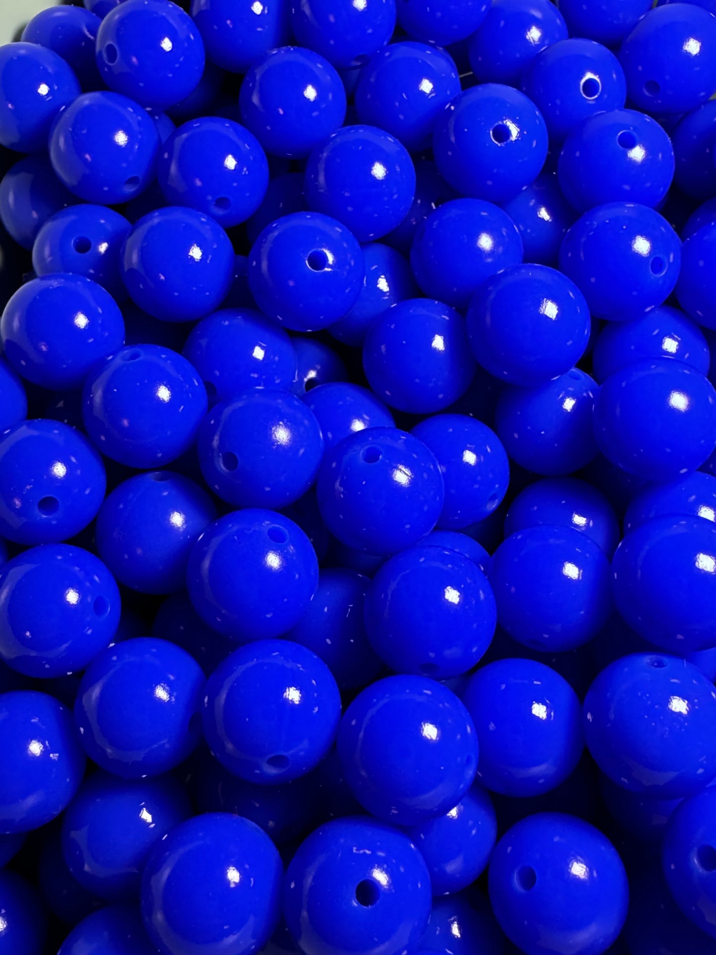 Royal Blue 15mm Liquid Bead