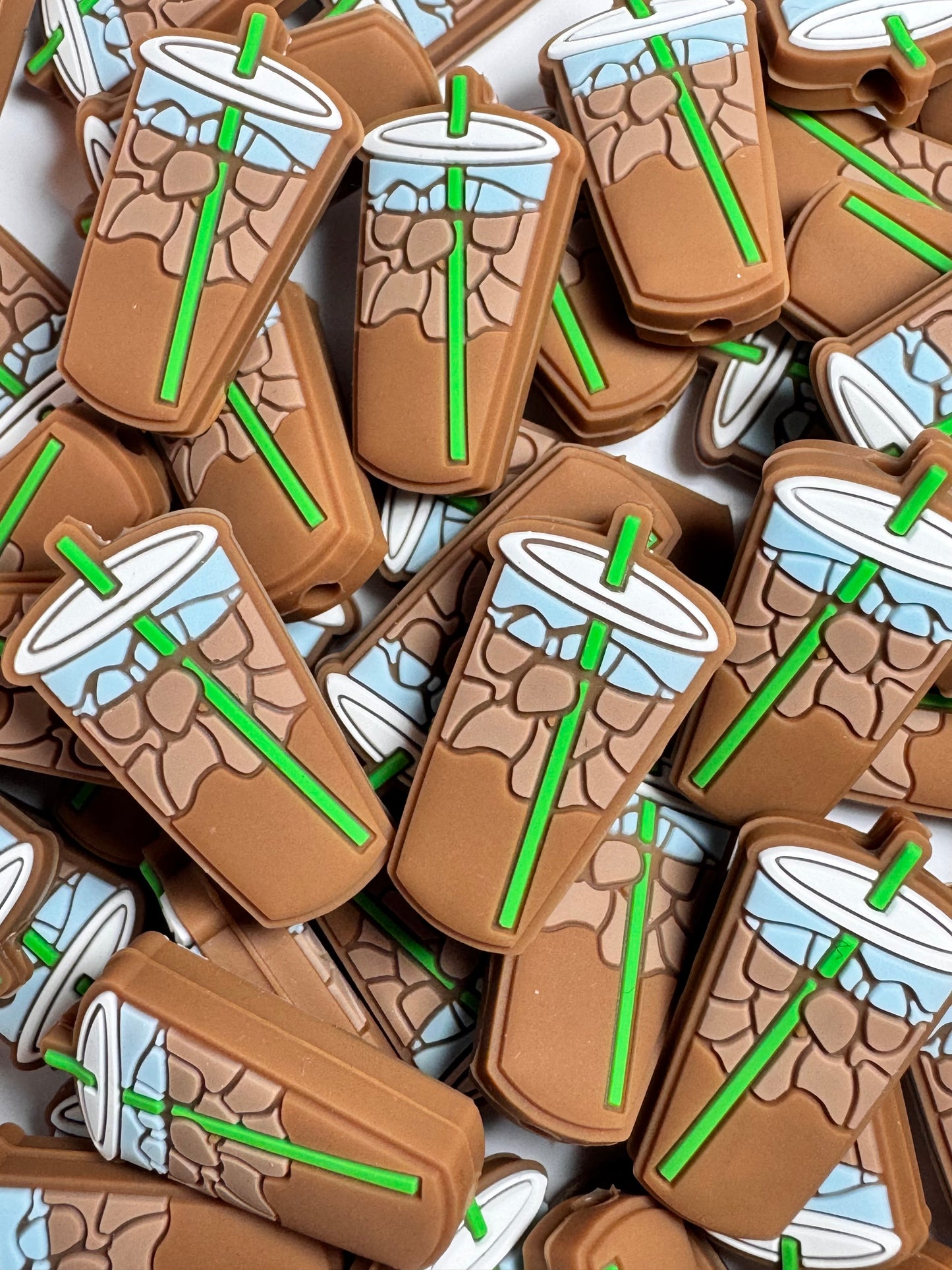 Iced Coffee Silicone Focal