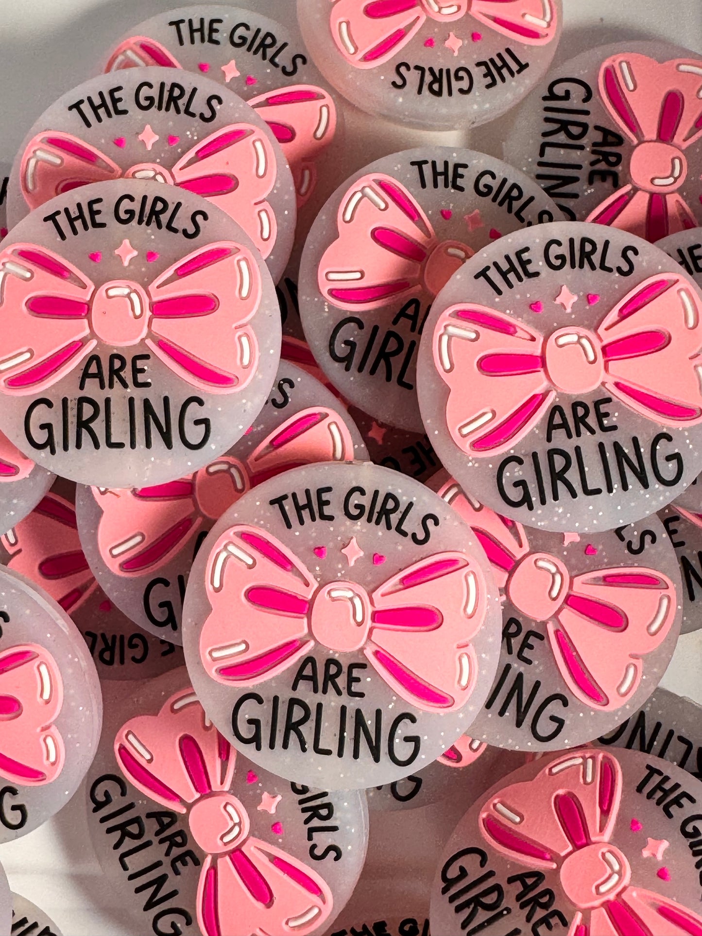 The Girls Are Girling Clear Background Silicone Focal