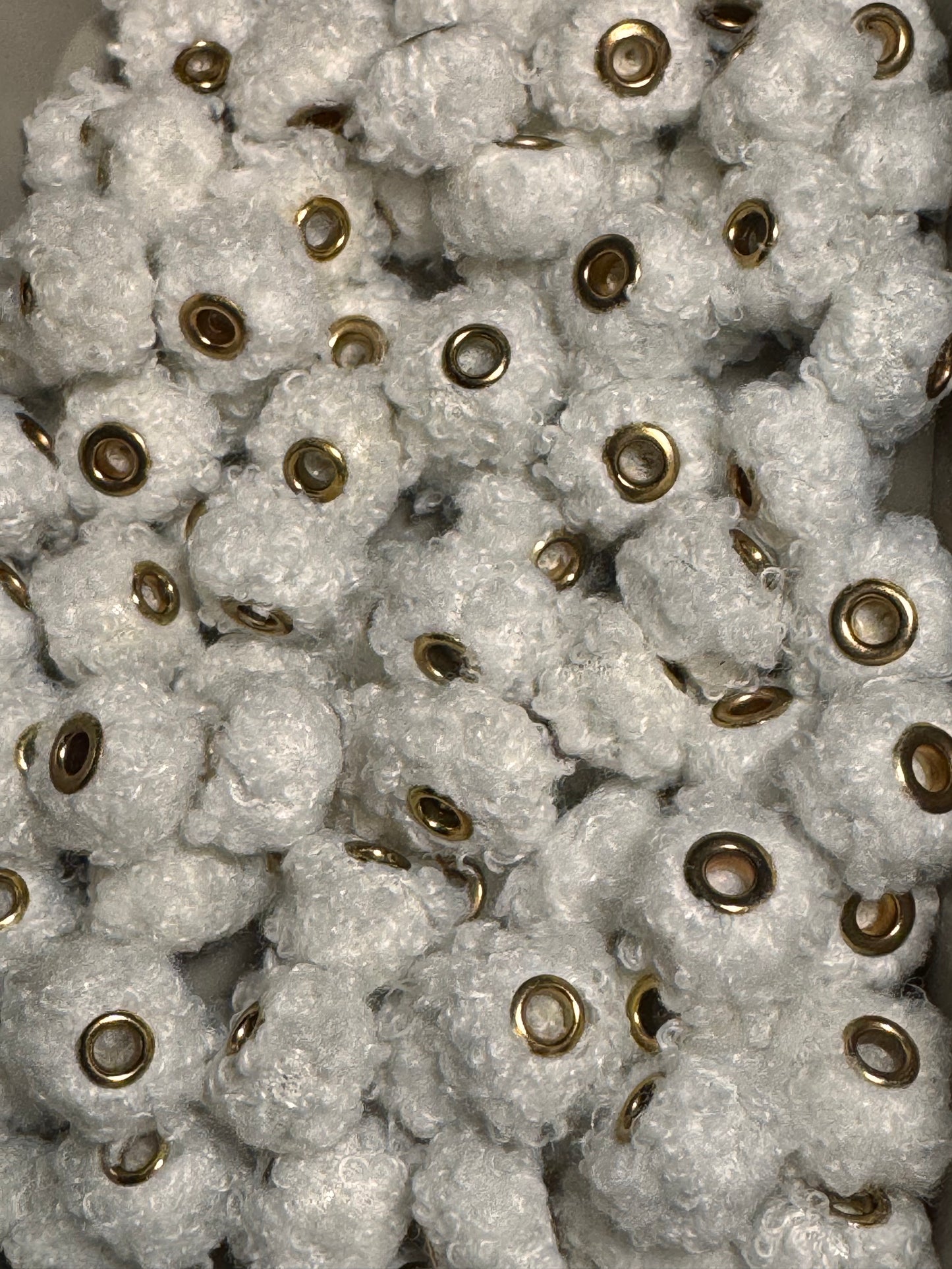 White Fluffy 20mm Spacers