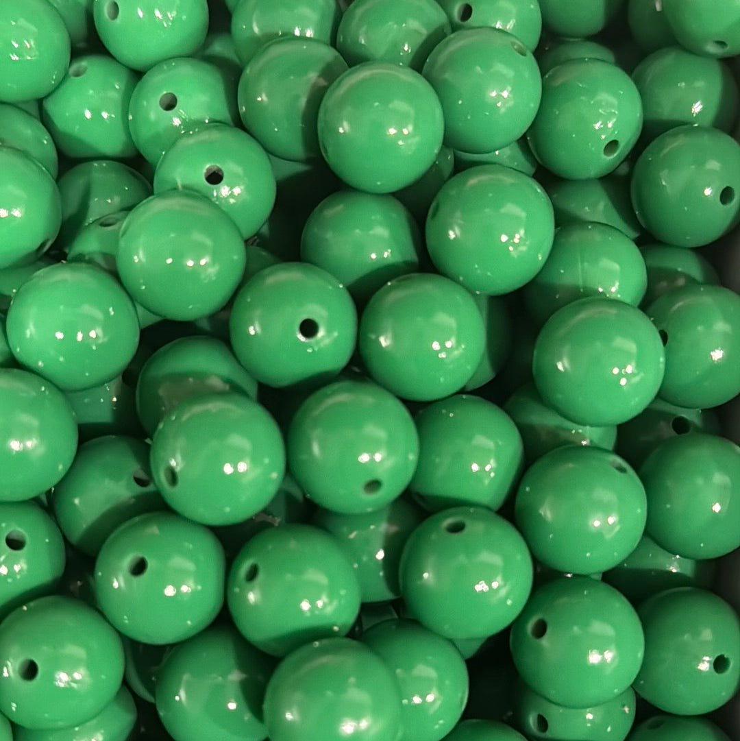 Green 15mm Liquid Bead