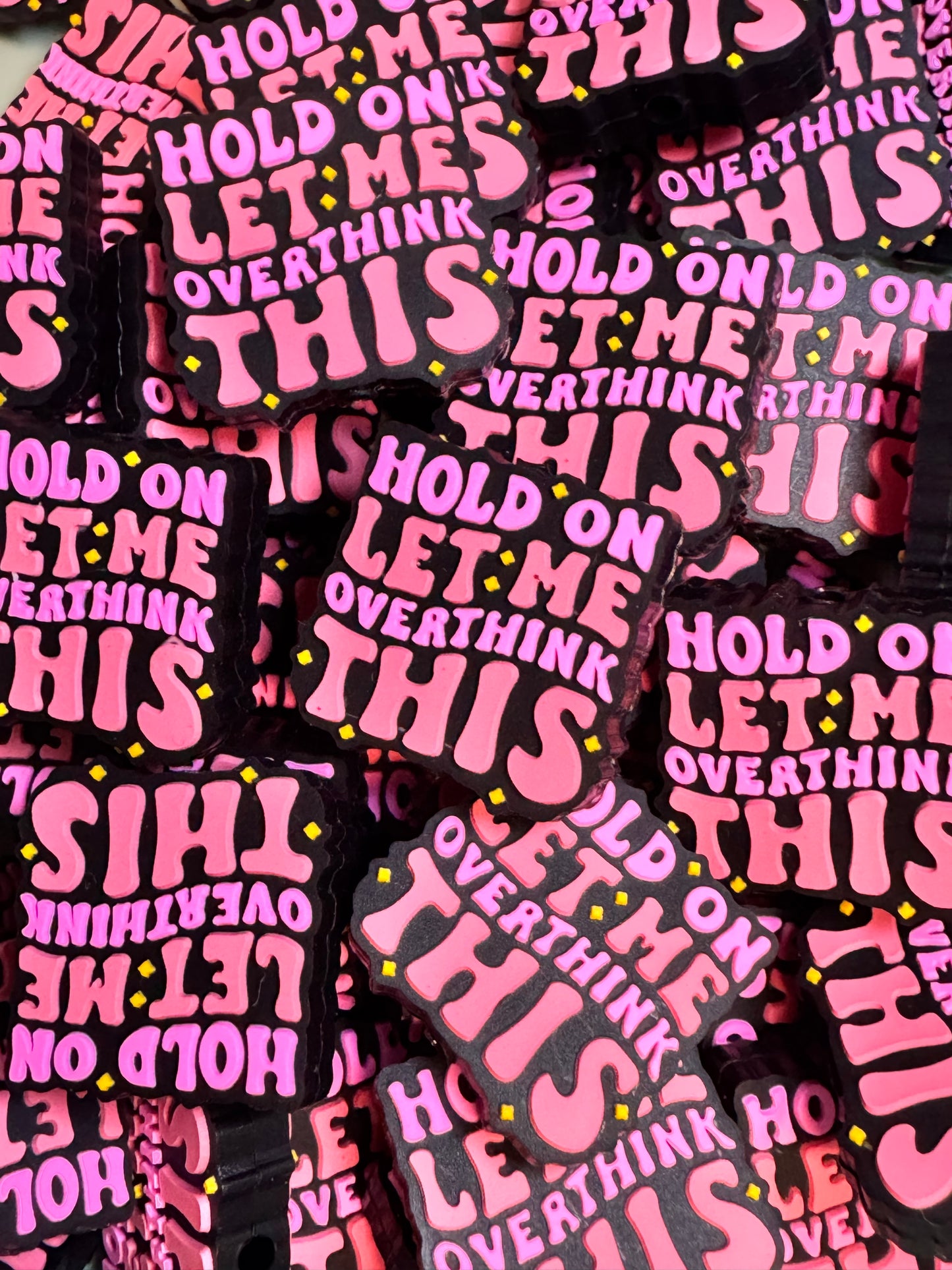 Hold On Let Me Overthink This Silicone Focal