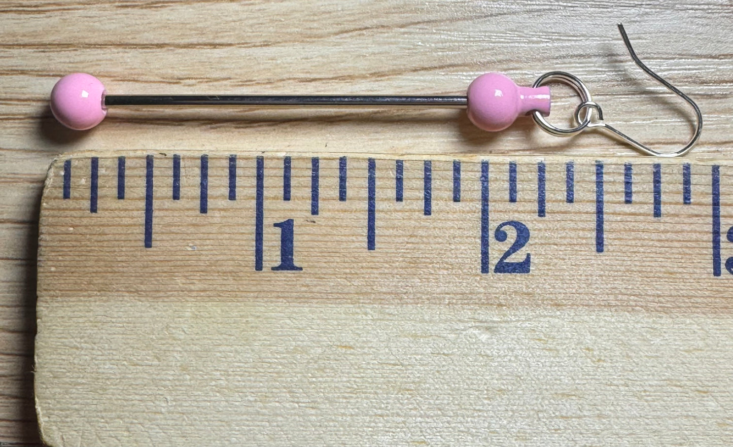 Teal Beadable Earring Bar