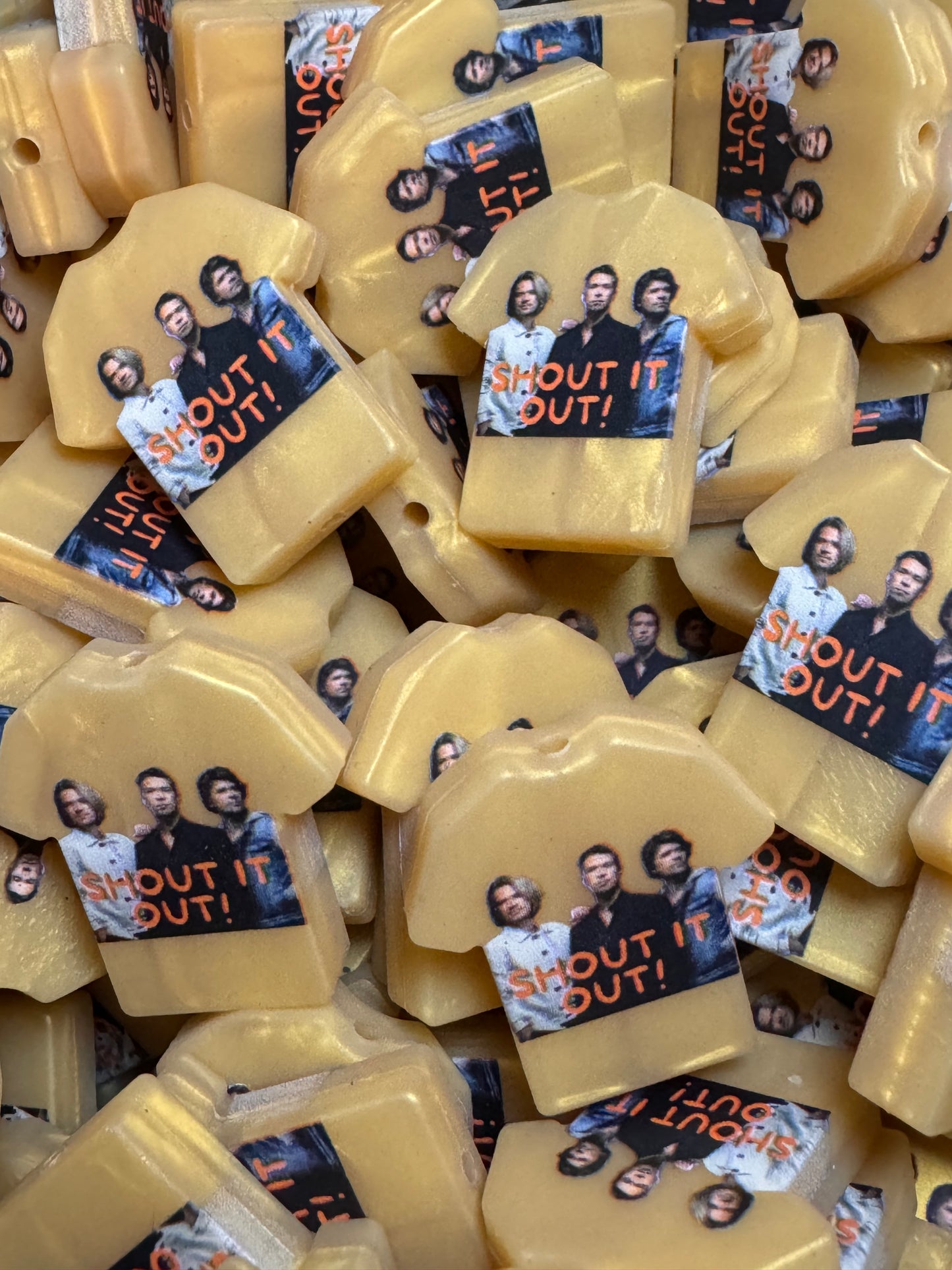 Hanson Shout Custom TShirt Printed Silicone Focal