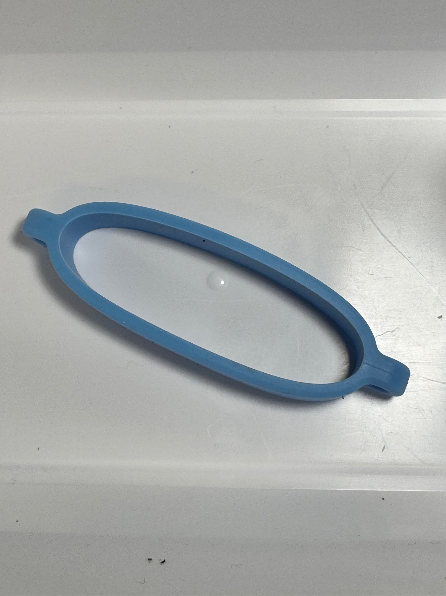 Sky Blue Silicone Tumbler Chain Handle/Holder