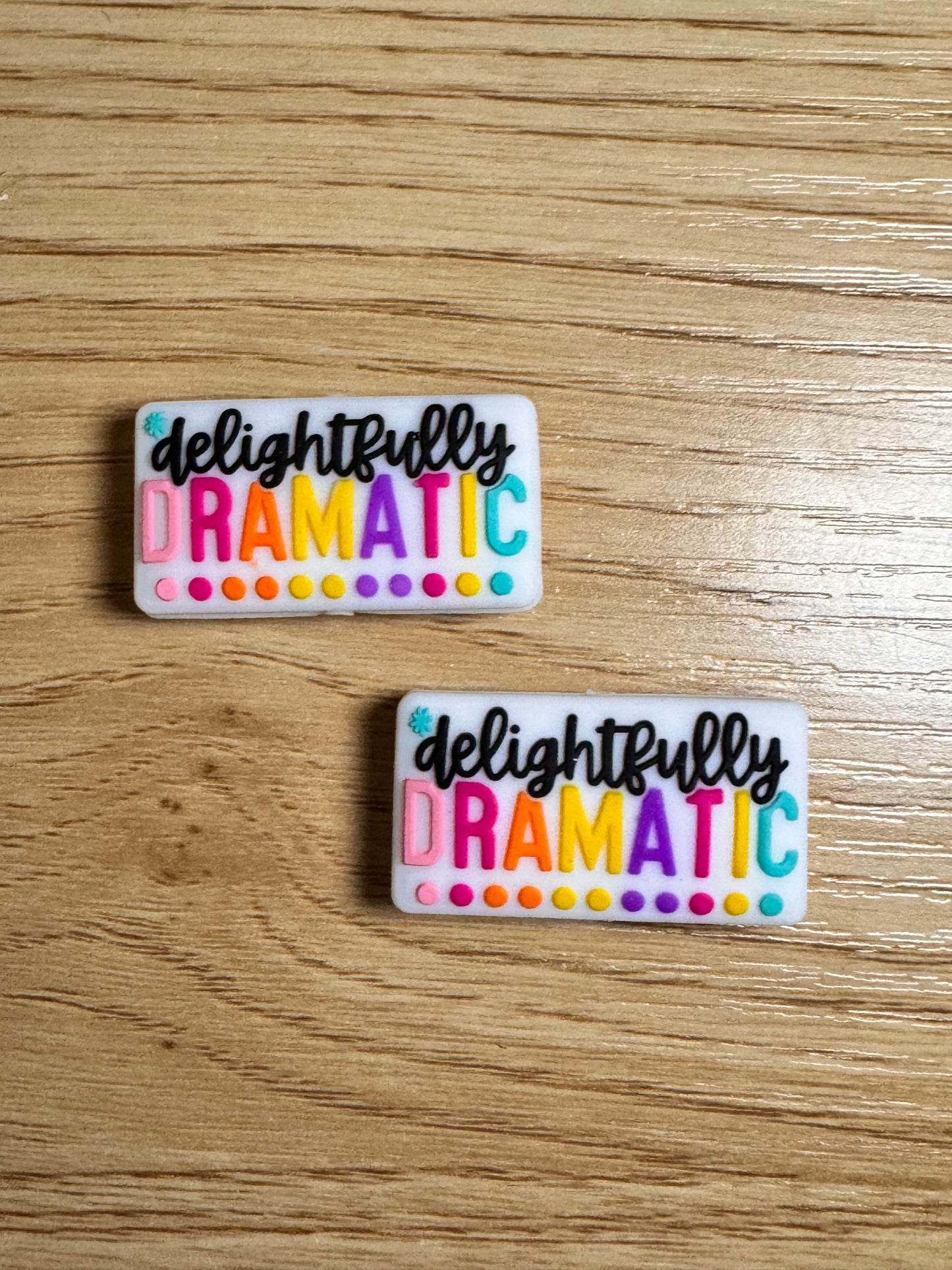 Delightfully Dramatic White Background Silicone Focal