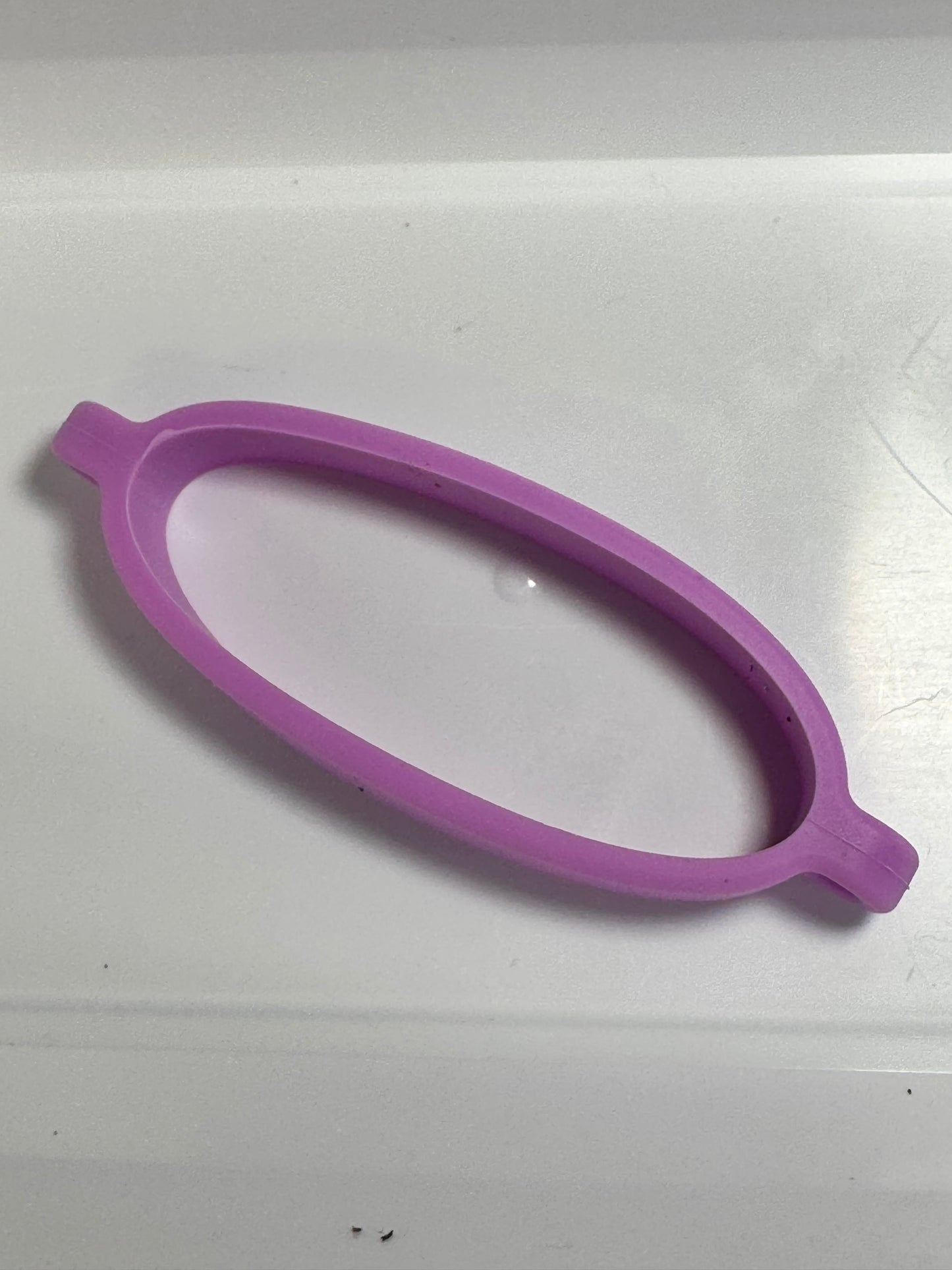 Purple Silicone Tumbler Chain Handle/Holder