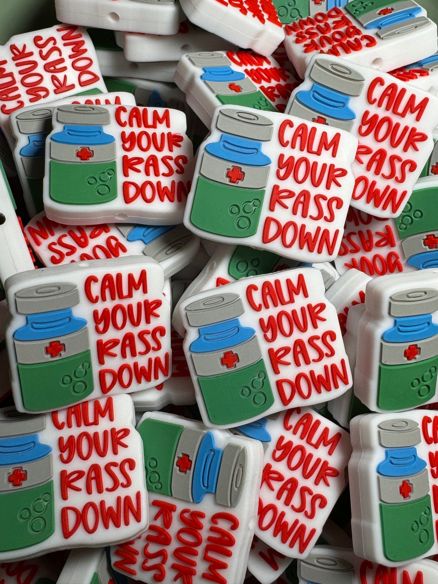 Calm Down Your Rass Silicone Focal