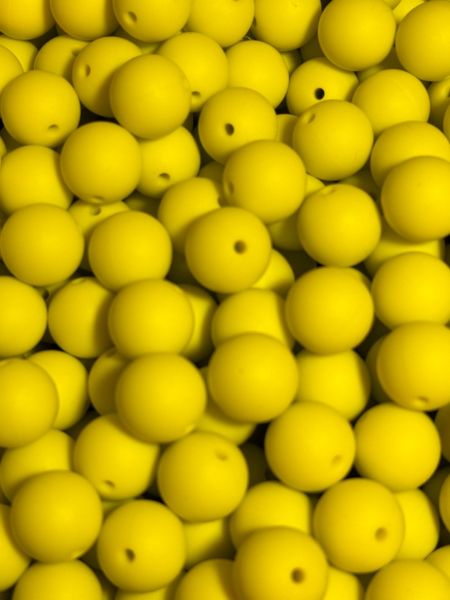 Pear 15mm Solid Color Silicone Bead