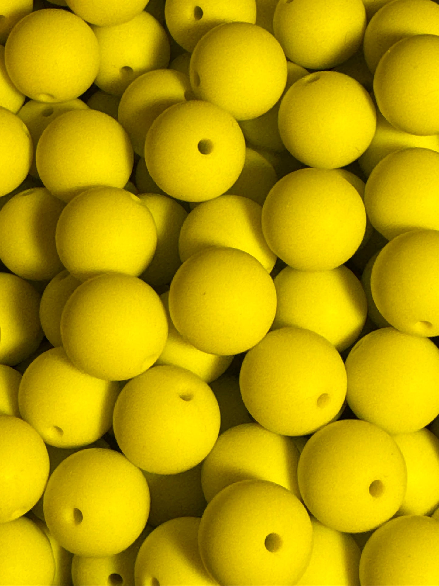 Pear 15mm Solid Color Silicone Bead