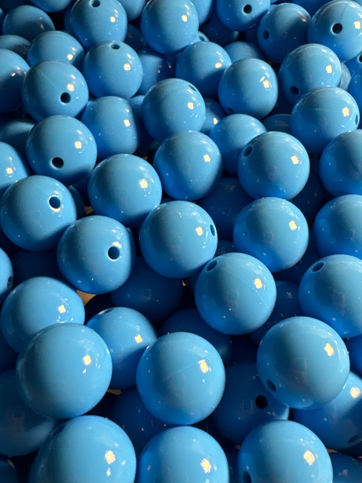 California Blue 15mm Liquid Bead