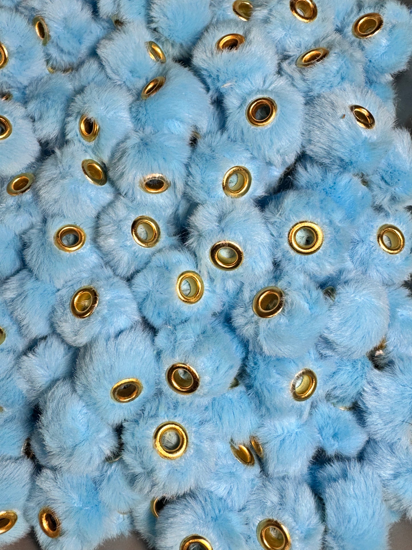 Sky Blue Plush 20mm Spacers
