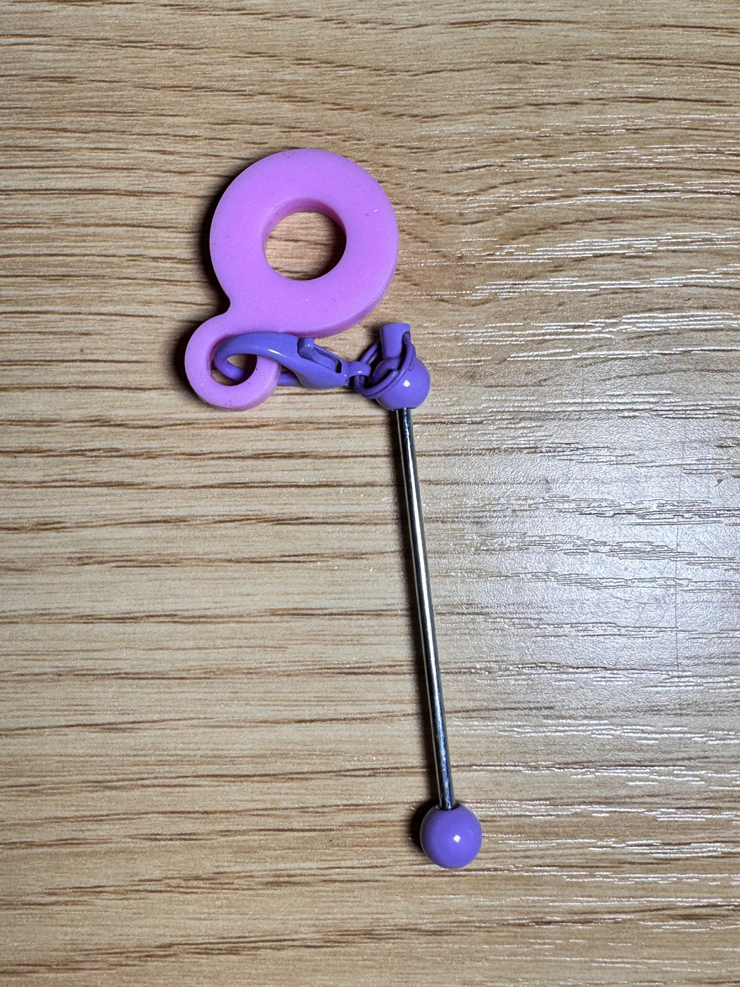 Tumbler Charm Beadable Bar Straw Adapter