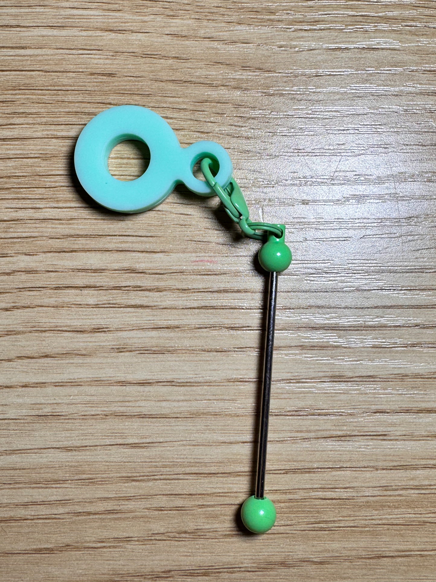 Tumbler Charm Beadable Bar Straw Adapter
