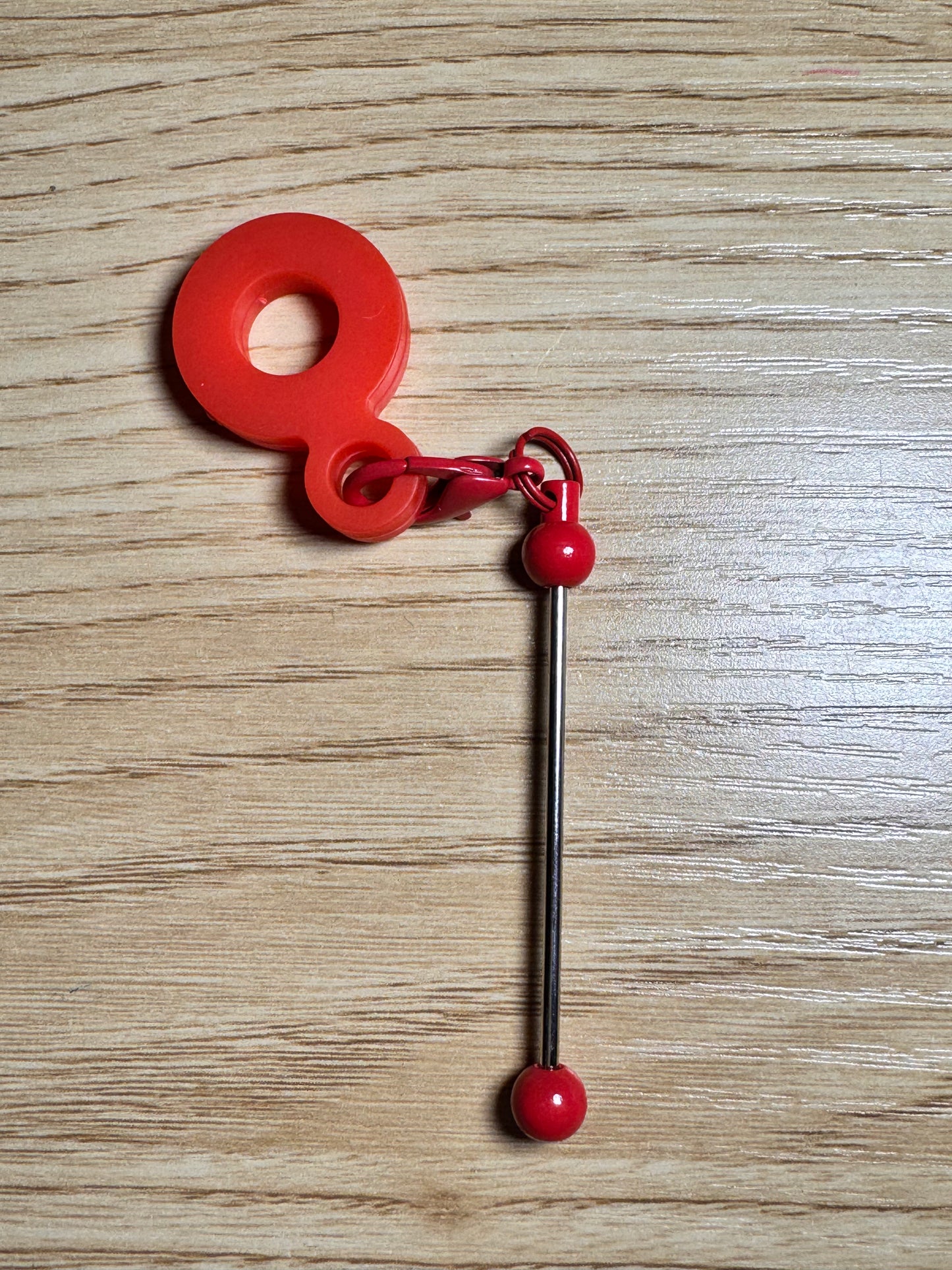 Tumbler Charm Beadable Bar Straw Adapter