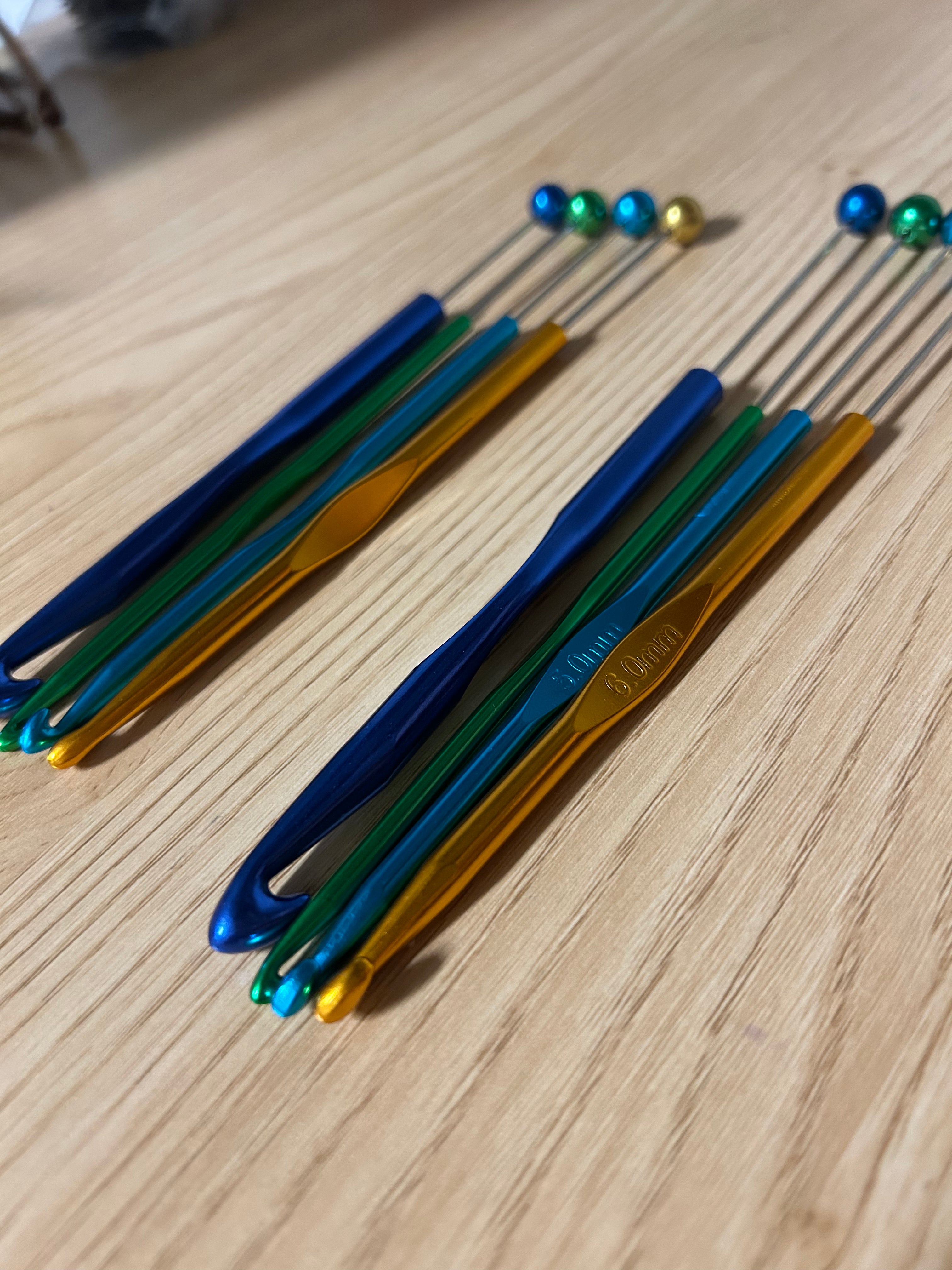 Beadable Tapered Crochet Hooks (sizes 4,5,6,9) ShopMissingLink