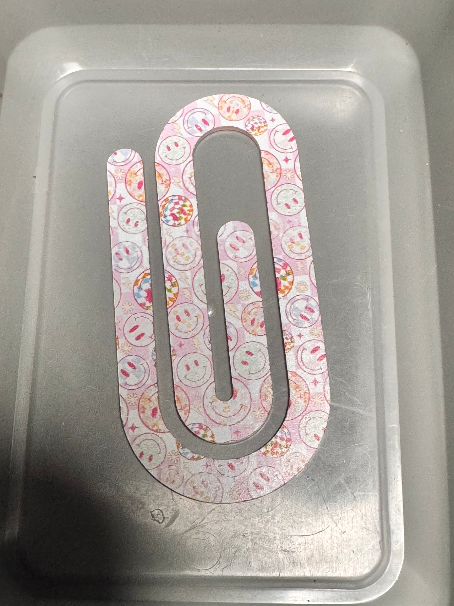 Smiley Face Large Clip Bookmark