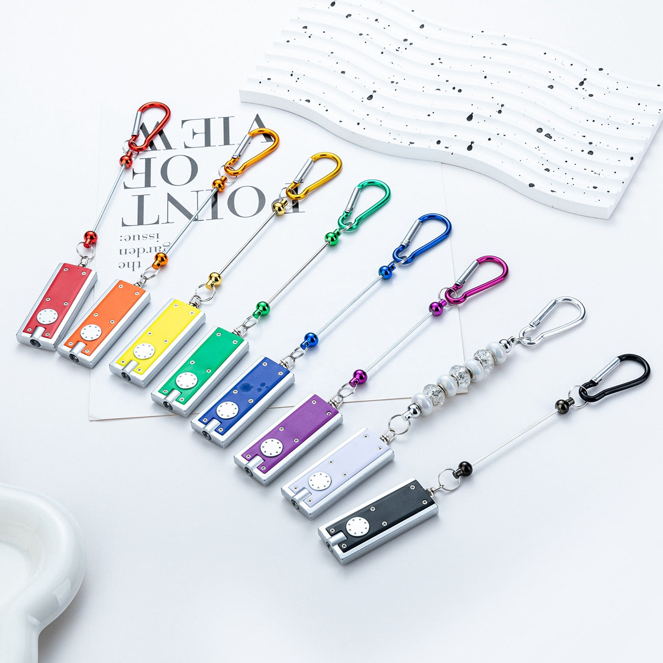 Beadable Flashlight Bars