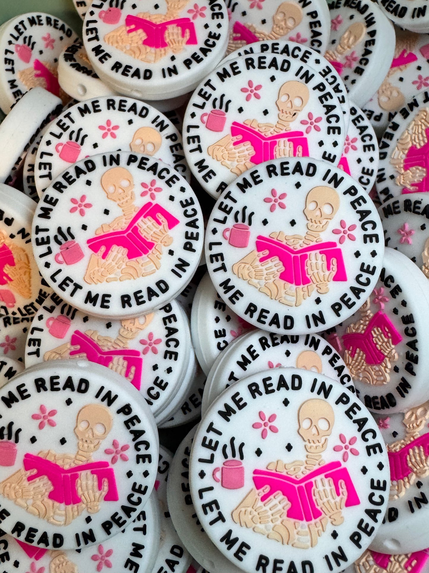 Let Me Read in Peace Silicone Focal