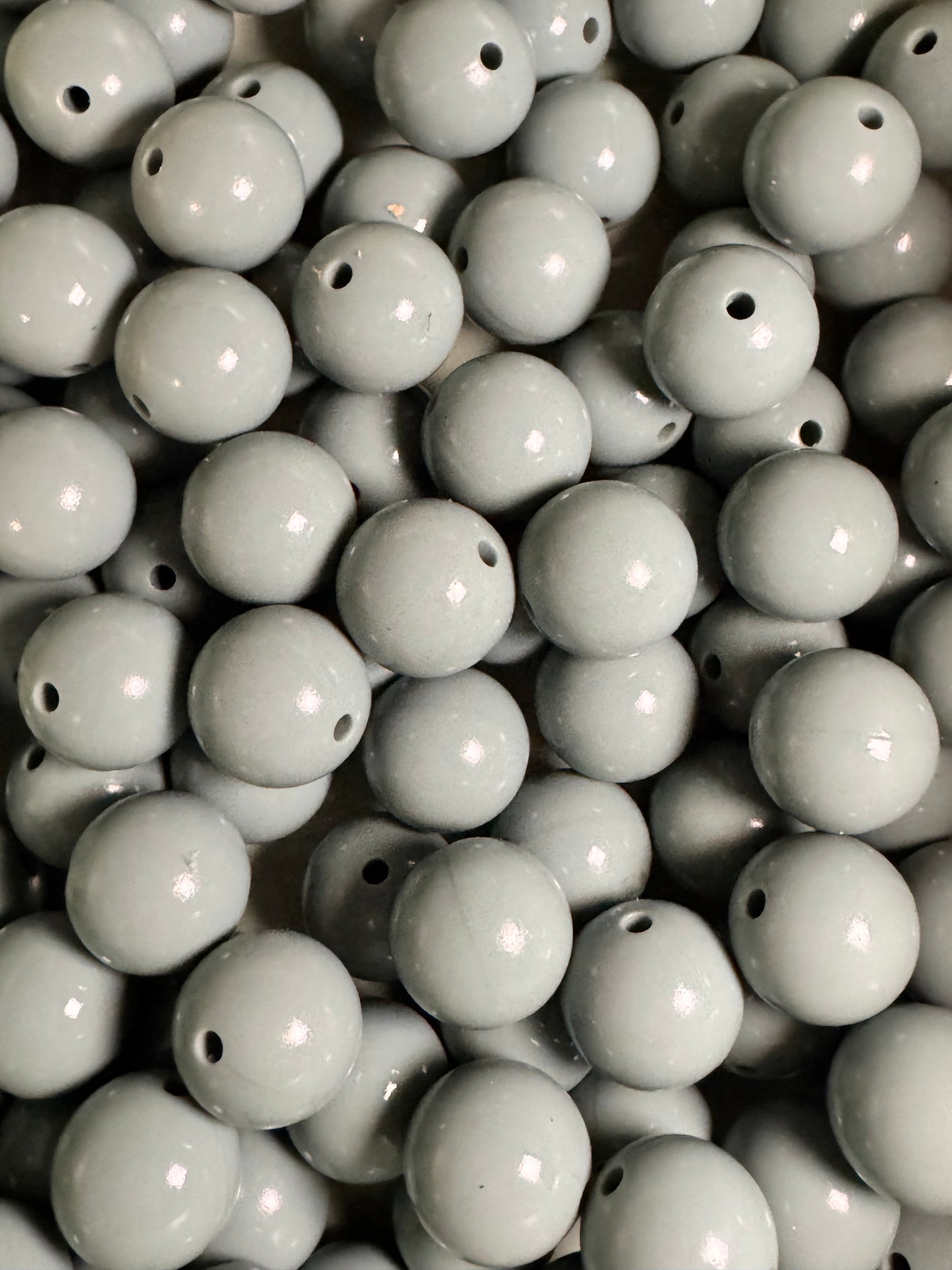 Dim Gray 15mm Liquid Bead
