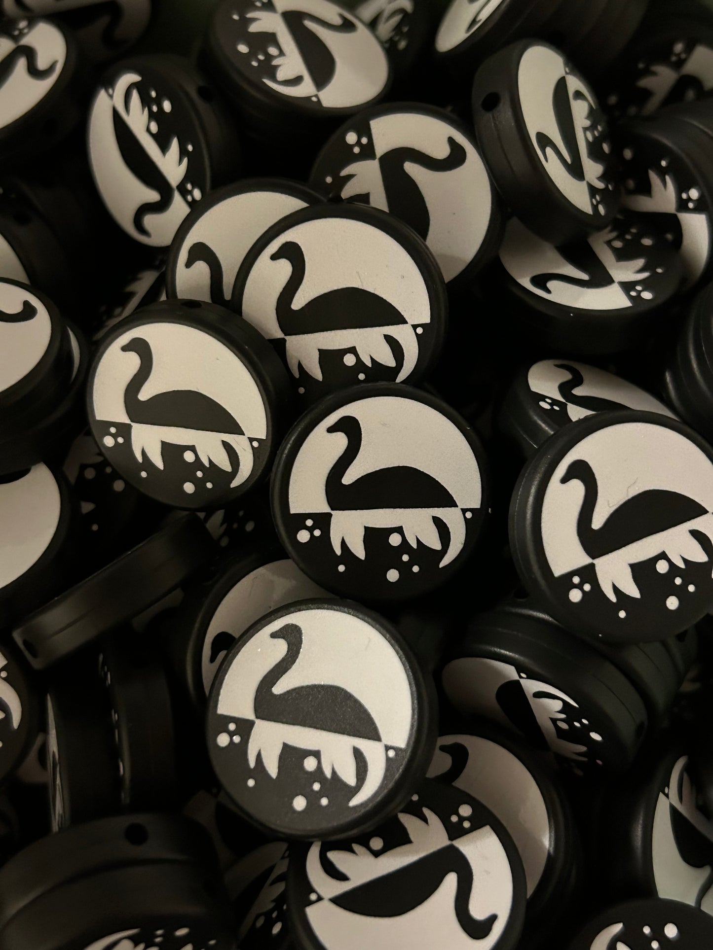 Lochness Monster Printed Custom Silicone Focal