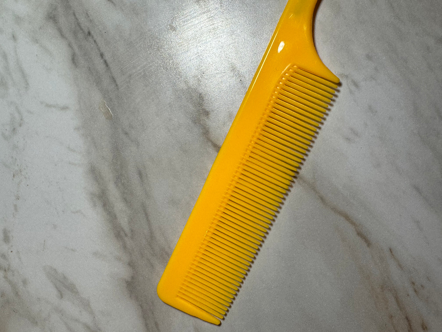 Yellow Beadable Plastic Combs