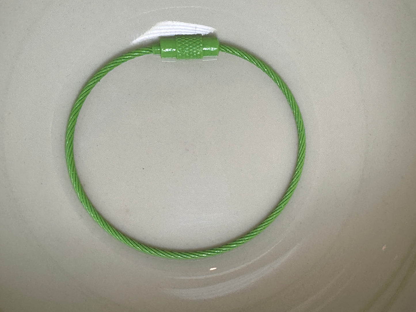 Light Green 6 inch Twist Wire Beadable Cord