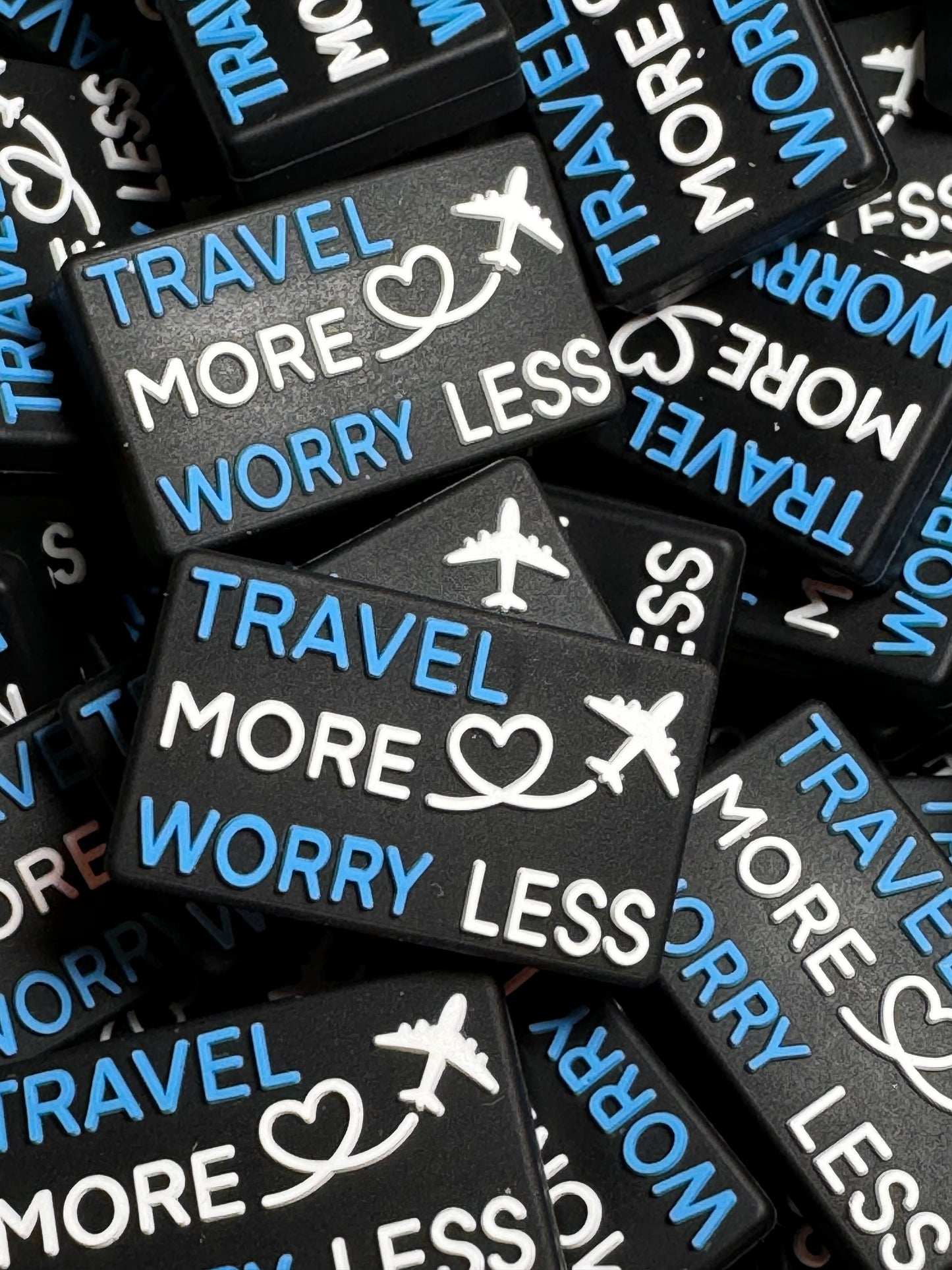 Travel More Worry Less Silicone Focal
