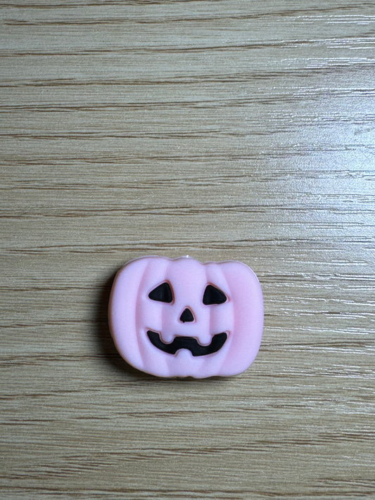 Mint Jack-O-Lantern Silicone Focal