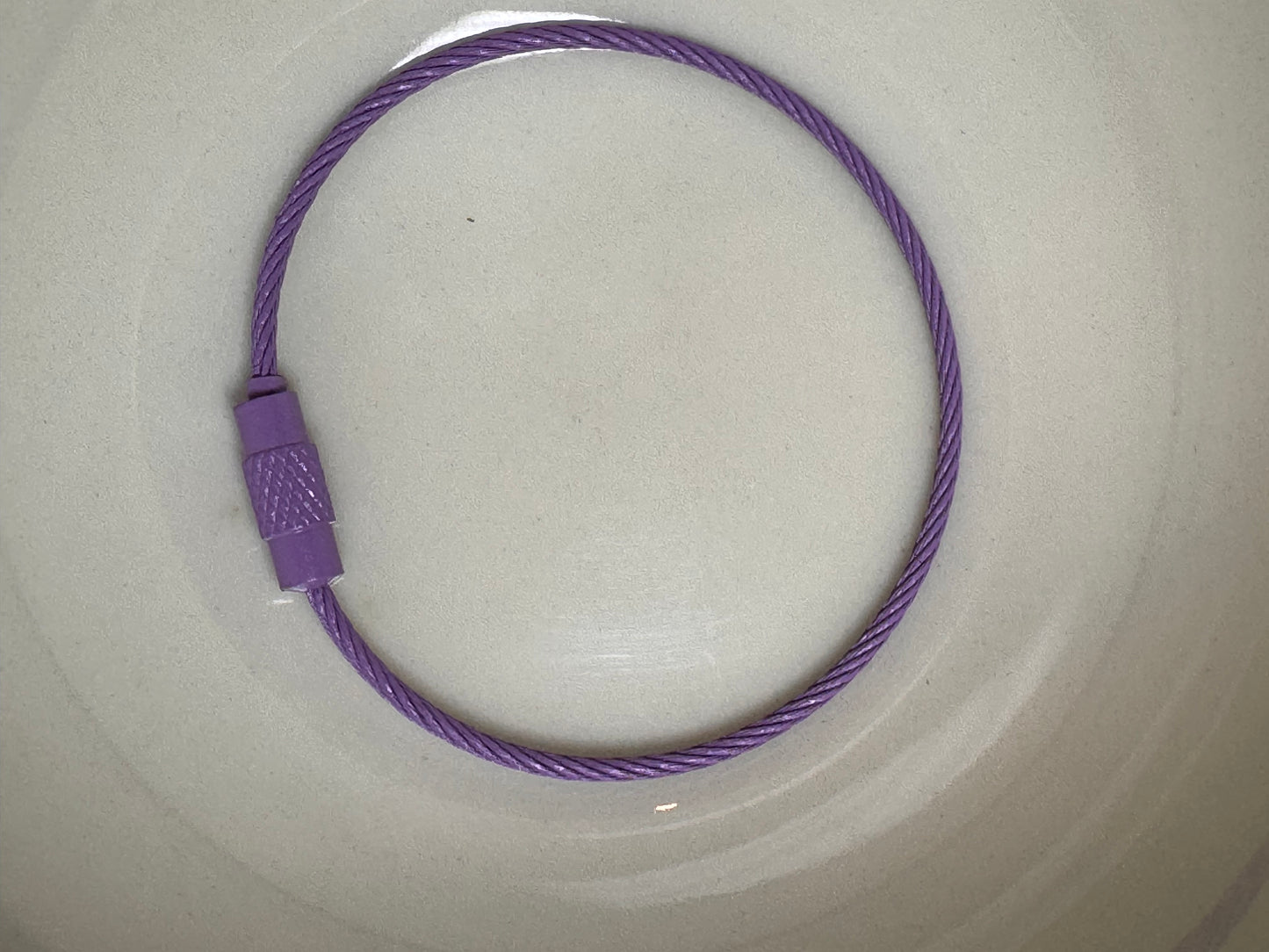 Light Purple 6 inch Twist Wire Beadable Cord