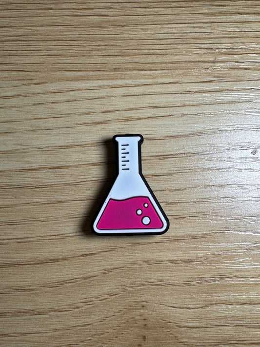 Magenta Erlenmeyer Flask Silicone Focal