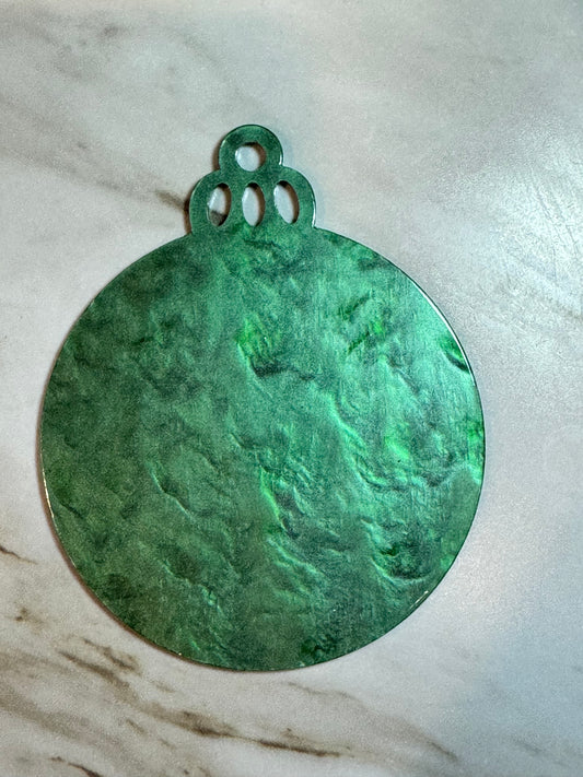 Green Acrylic Ornament