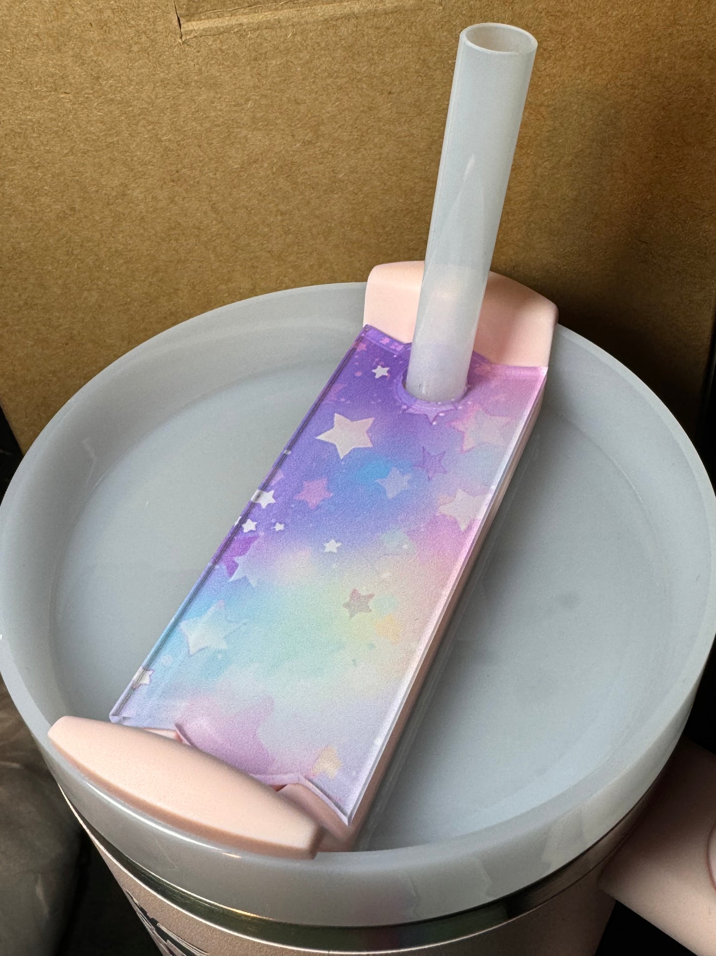 Star Tie-Dye Tumbler Tag