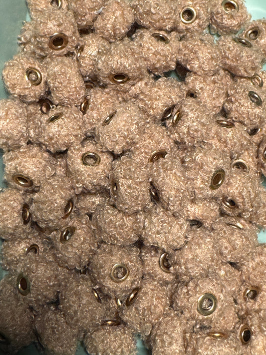 Tan Fluffy 20mm Spacers