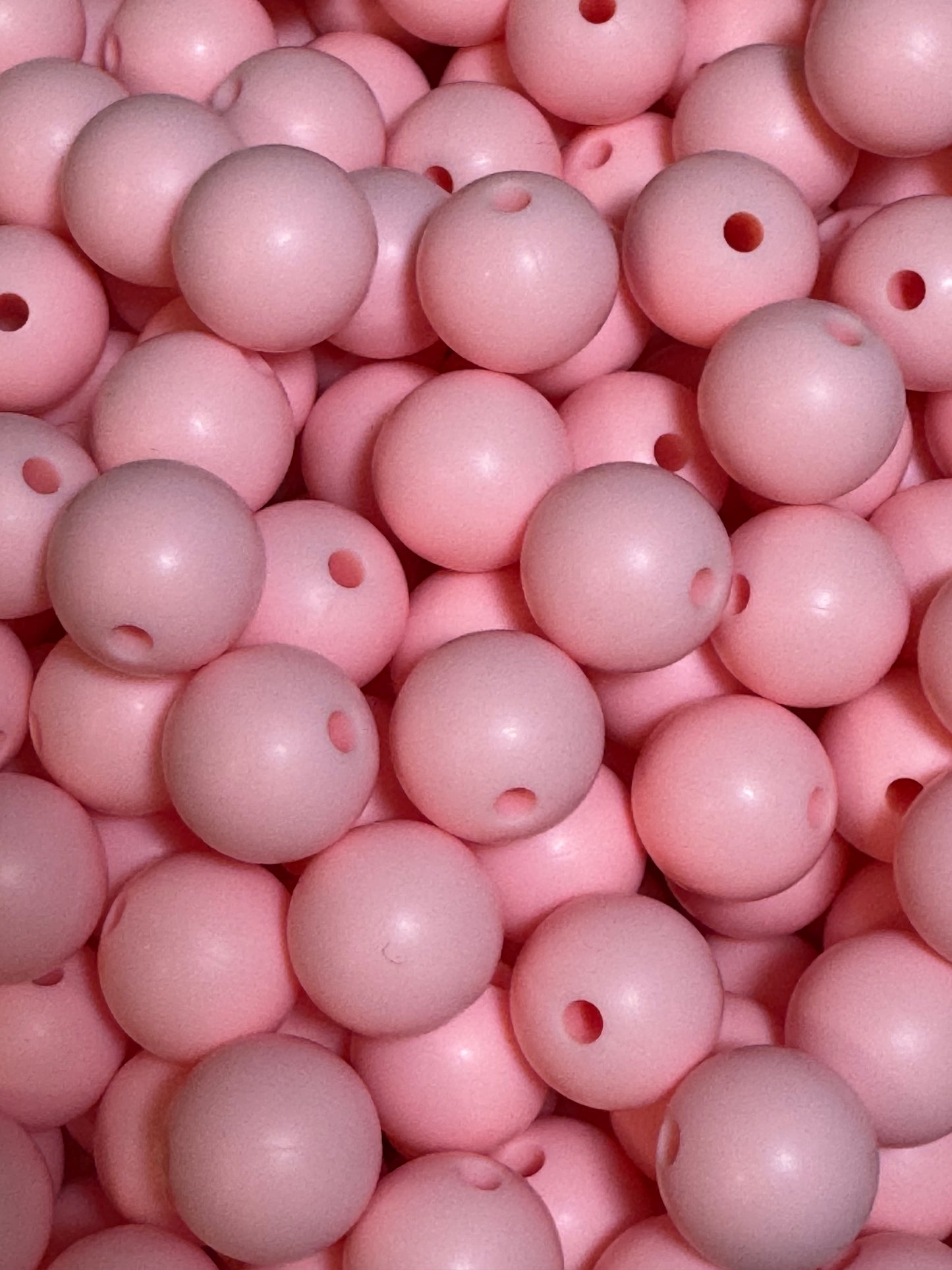 Candy Pink 12mm Solid Color Round Bead