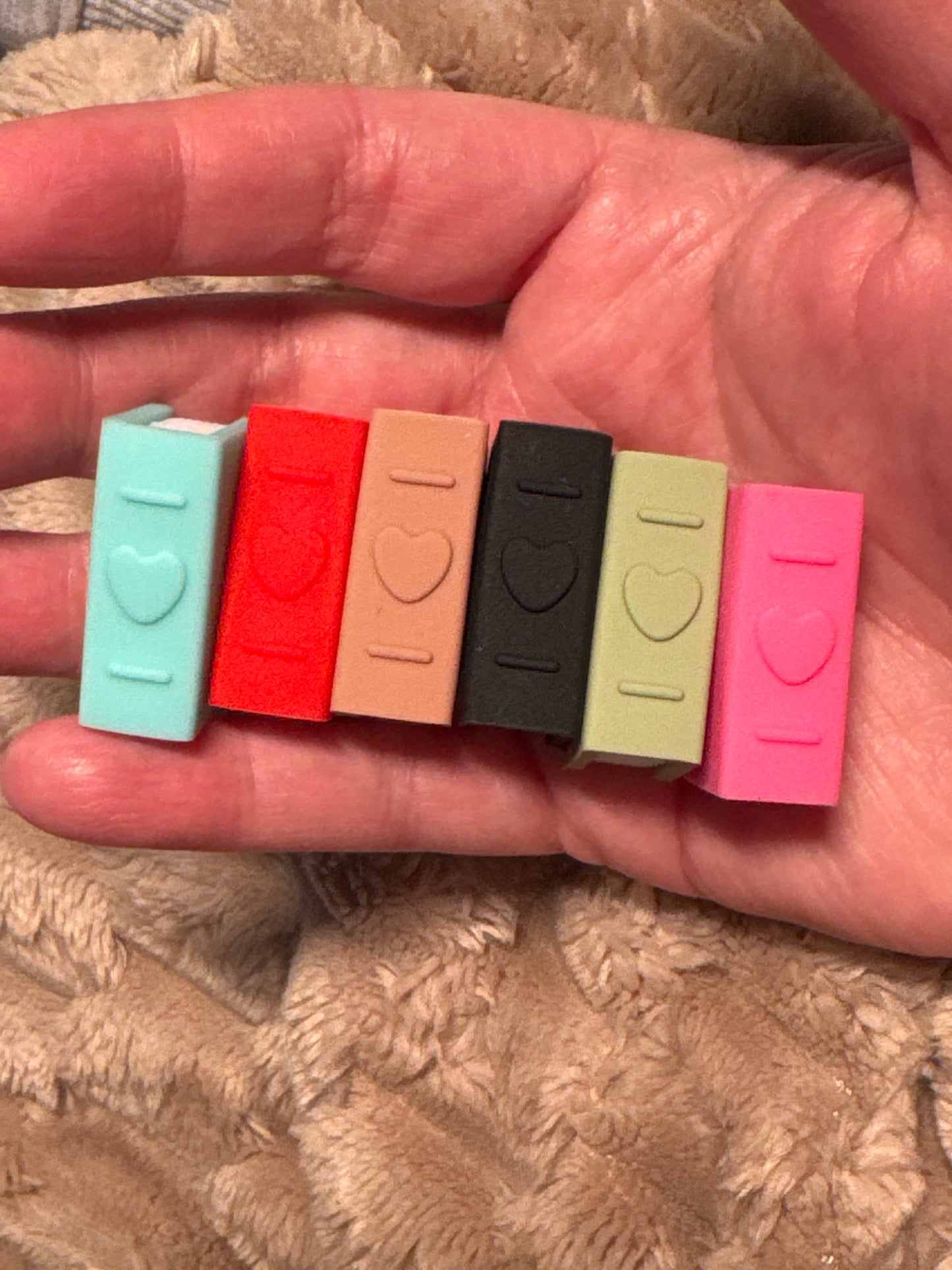 3D Book with Heart Silicone Focal