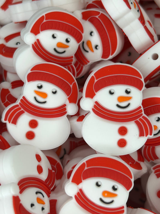 Snowman Silicone Focal