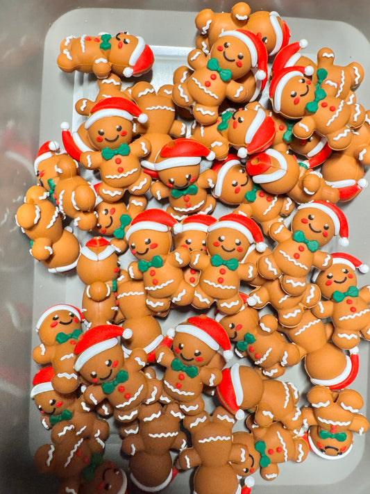 Gingerbread 3D Silicone Focal