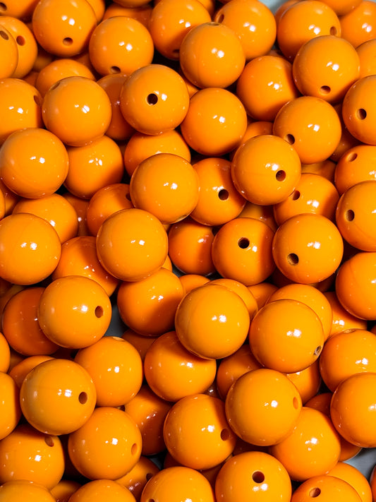 Burnt Orange 15mm Liquid Bead