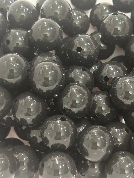 Black 15mm Liquid Bead