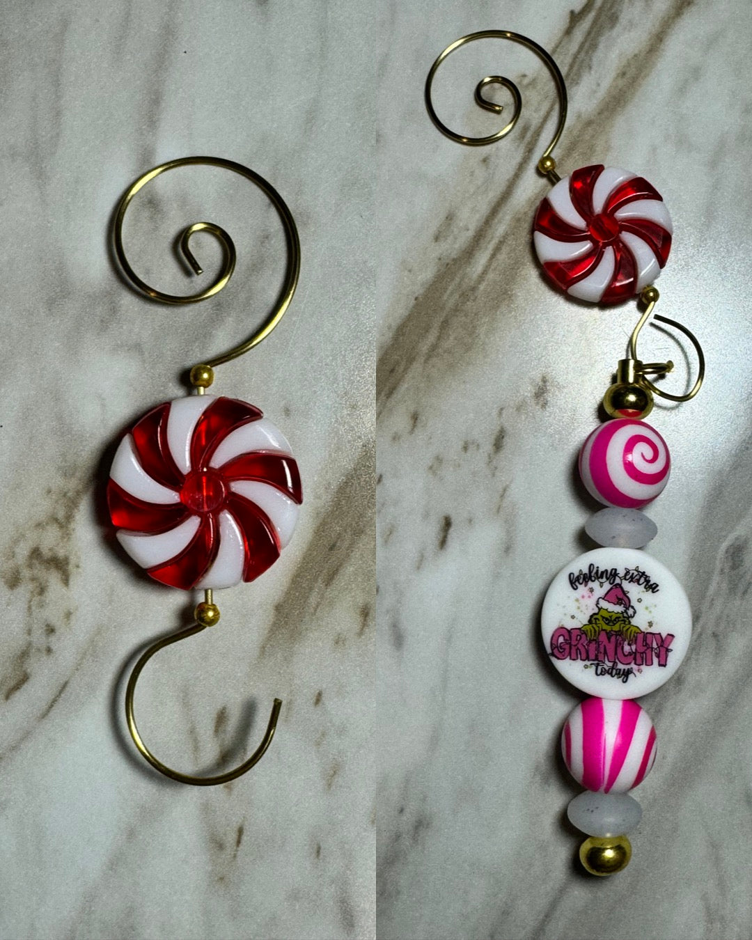 Peppermint Beadable Ornament Kit