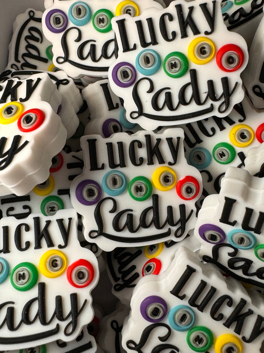 Lucky Lady Bingo Silicone Focal