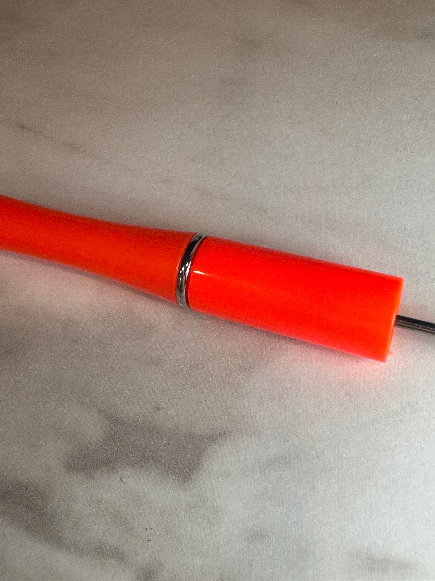 Bright Orange Plastic Beadable Pens