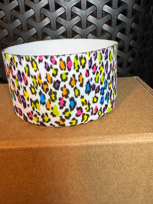 Neon Leopard Tumbler Boot