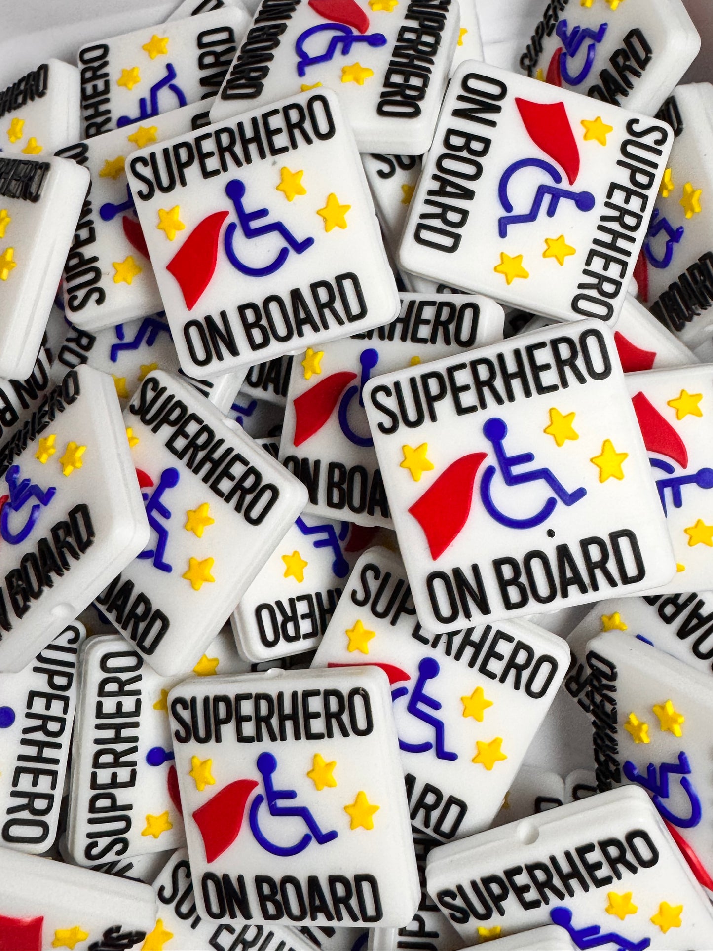 Superhero On Board Silicone Focal