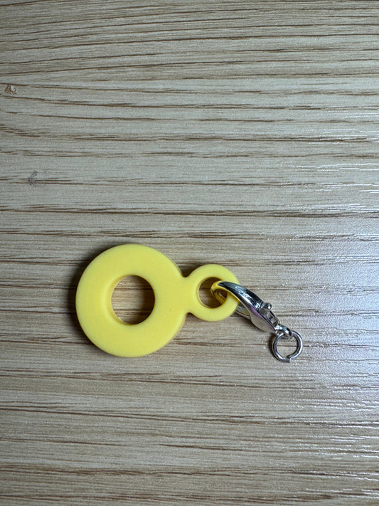 Yellow Tumbler Charm Straw Adapter