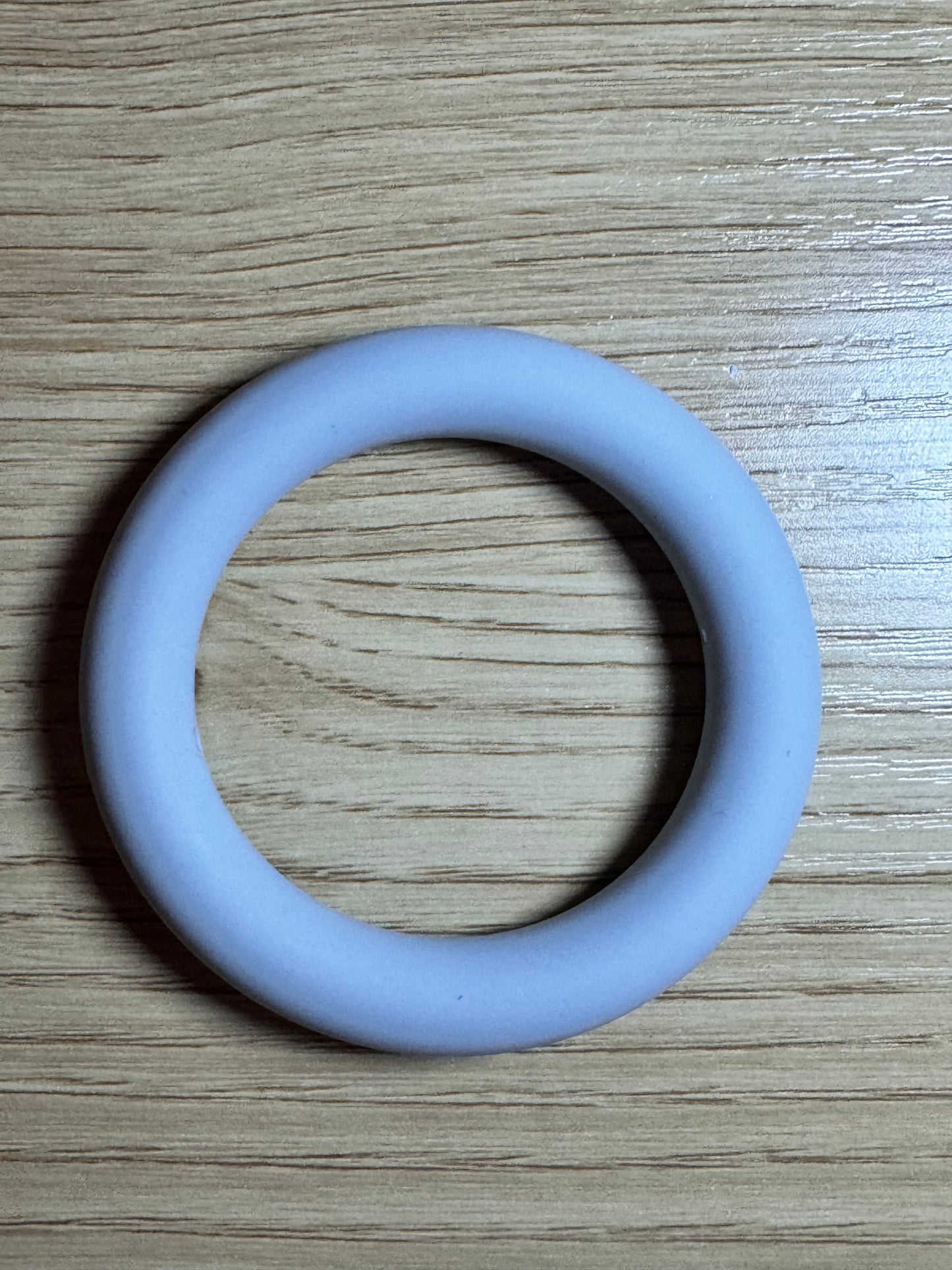 Gray 65mm Solid Color Silicone Ring