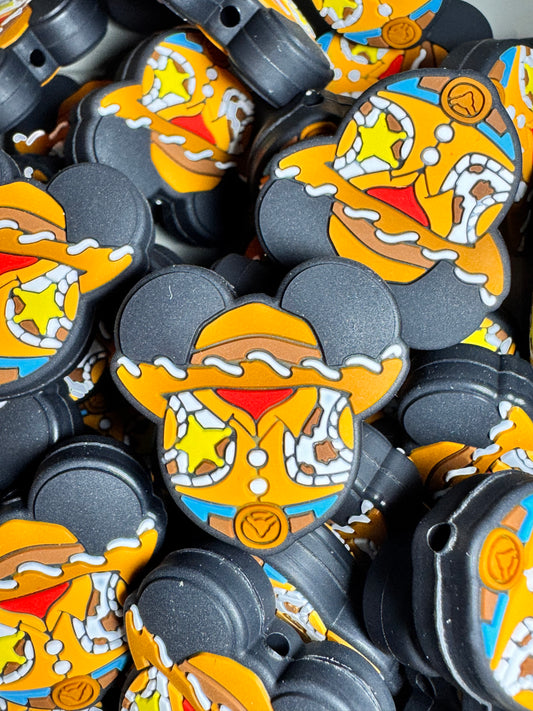 Cowboy Mouse Silicone Focal