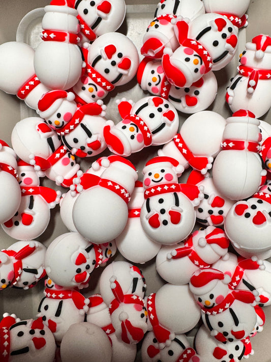 Santa Snowman 3D Silicone Focal