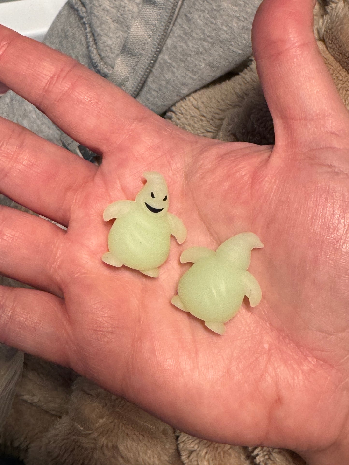 Light Green Bag Man 3D Silicone Focal